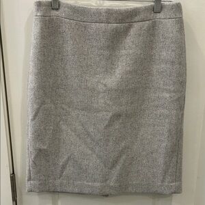Classic Gray J Crew Women's Wool Skirt